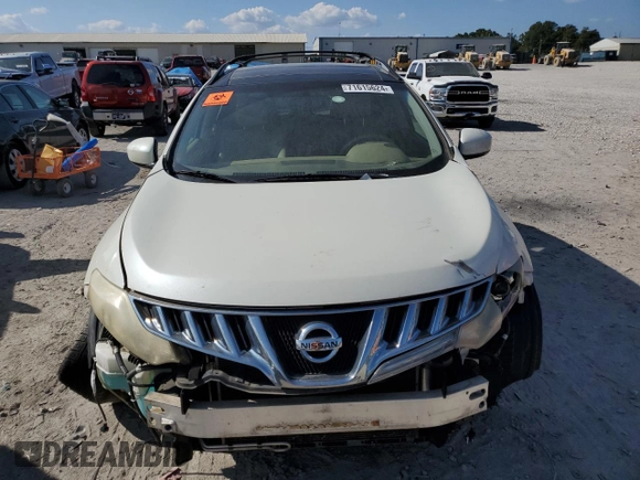 2010 Nissan Murano S with VIN JN8AZ1MU6AW011603, listed as a Copart auction lot 71615624 with 0 mi miles and Clean Title. Bid and sale history available at carsss.com. Image 5.