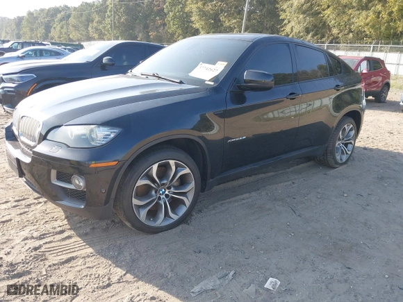 2013 BMW X6 xDrive50i with VIN 5UXFG8C59DL592268, listed as a IAAI auction lot 37742627 with 120,462 mi miles. Bid and sale history available at carsss.com. Image 2.