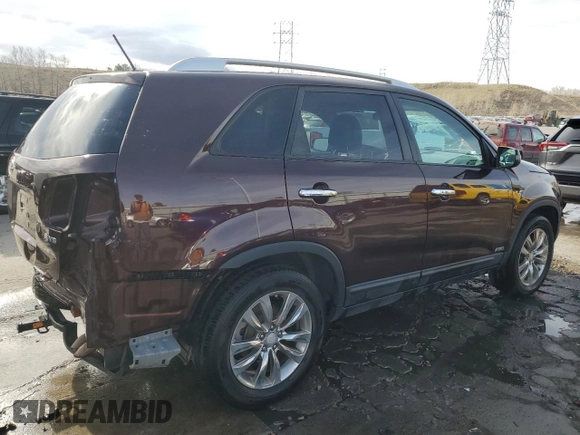 2011 Kia Sorento EX with VIN 5XYKUDA23BG037819, listed as a Copart auction lot 50608335 with 120,445 mi miles and Salvage Title. Bid and sale history available at DreamBid. Image 3.