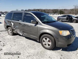 2010 Chrysler Town & Country LX with VIN 2A4RR4DE0AR309771, listed as a Copart auction lot 46296225 with 202,802 mi miles and Salvage Title. Bid and sale history available at DreamBid. Image 4.