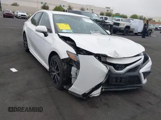 2023 Toyota Camry SE with VIN 4T1G11AK1PU774144, listed as a IAAI auction lot 42153603 with 30,239 mi miles. Bid and sale history available at carsss.com. Image 1.