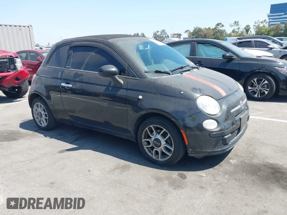 2012 FIAT 500 Pop with VIN 3C3CFFDR3CT382477, listed as a IAAI auction lot 42619245 with 124,149 mi miles and . Bid and sale history available at DreamBid. Image 1.