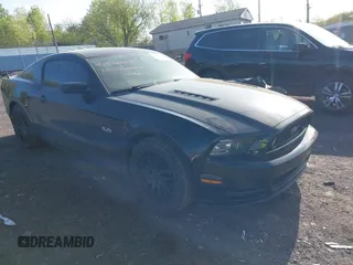 2014 Ford Mustang GT with VIN 1ZVBP8CF7E5328235, listed as a IAAI auction lot 42166450 with 156,007 mi miles and . Bid and sale history available at DreamBid. Image 1.