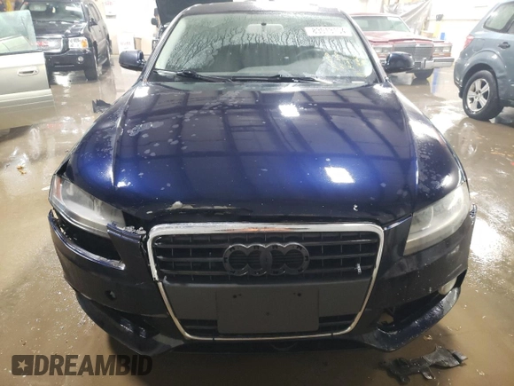 2011 Audi A4 Premium with VIN WAUBFAFLXBA087947, listed as a Copart auction lot 83013154 with 98,473 mi miles and Salvage Title. Bid and sale history available at carsss.com. Image 5.