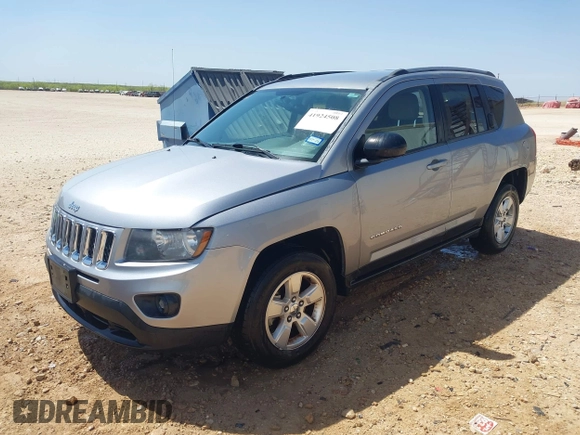2016 Jeep Compass 75th Anniversary with VIN 1C4NJCBB0GD590321, listed as a IAAI auction lot 41924508 with 50,335 mi miles. Bid and sale history available at carsss.com. Image 2.