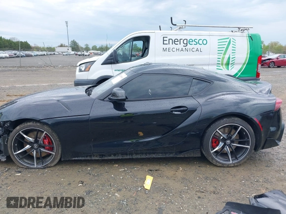 2022 Toyota Supra 3.0 with VIN WZ1DB0C01NW051973, listed as a IAAI auction lot 42030614 with Not Provided miles and . Bid and sale history available at DreamBid. Image 15.