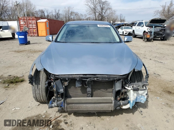 2016 Infiniti Q50 Premium with VIN JN1CV7AR7GM251091, listed as a Copart auction lot 49963495 with 77,833 mi miles and Salvage Title. Bid and sale history available at DreamBid. Image 5.