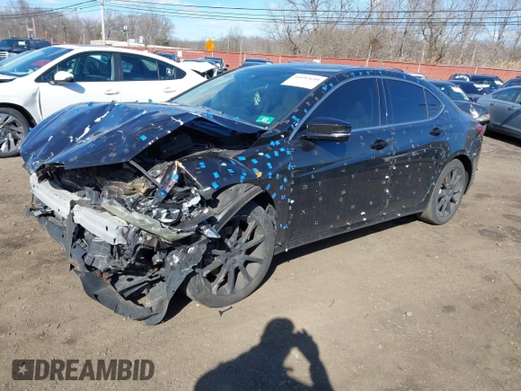 2016 Acura TLX V6 with VIN 19UUB2F37GA000558, listed as a IAAI auction lot 41697699 with 68,704 mi miles. Bid and sale history available at carsss.com. Image 2.