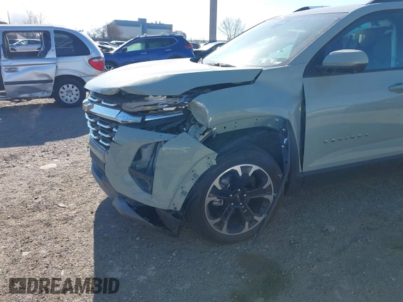 2025 Chevrolet Equinox FWD LT with VIN 3GNAXHEG2SL131819, listed as a IAAI auction lot 41700937 with 5,378 mi miles and . Bid and sale history available at DreamBid. Image 6.