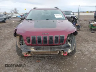 2019 Jeep Cherokee Trailhawk Elite with VIN 1C4PJMBX3KD483704, listed as a IAAI auction lot 40994848 with 176,770 mi miles. Bid and sale history available at carsss.com. Image 13.