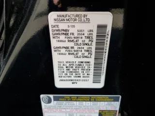 2005 Infiniti FX with VIN JNRAS08W25X212257, listed as a Copart auction lot 60644445 with 209,008 mi miles and Salvage title. Bid and sale history available at DreamBid. Image 15.