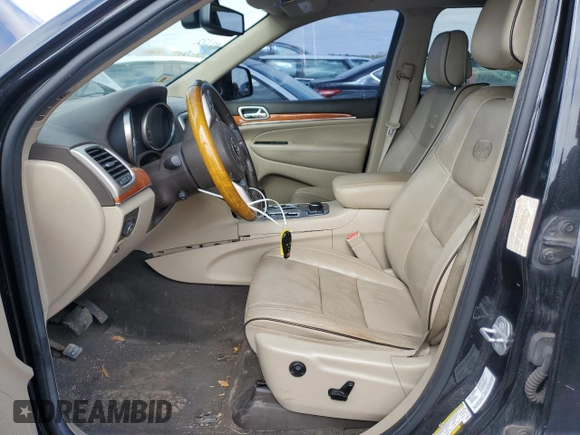 2013 Jeep Grand Cherokee Overland with VIN 1C4RJFCG4DC586089, listed as a Copart auction lot 50768105 with 98,862 mi miles and Non Repairable. Bid and sale history available at carsss.com. Image 7.