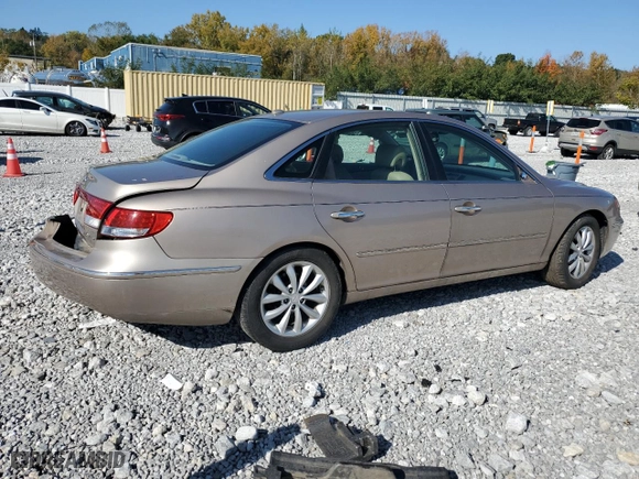 2008 Hyundai Azera Limited with VIN KMHFC46F48A295271, listed as a Copart auction lot 76299094 with 144,226 mi miles and Salvage Title. Bid and sale history available at carsss.com. Image 3.