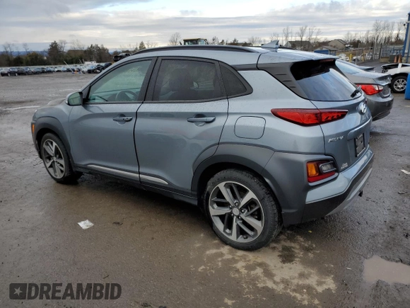 2021 Hyundai Kona Limited with VIN KM8K3CA55MU608912, listed as a Copart auction lot 39228973 with 40,870 mi miles. Bid and sale history available at carsss.com. Image 2.