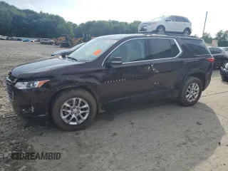 2021 Chevrolet Traverse LT Cloth with VIN 1GNEVGKW7MJ201483, listed as a Copart auction lot 61554625 with 60,654 mi miles and Salvage title. Bid and sale history available at DreamBid. Image 1.