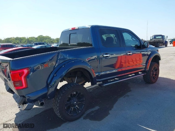 2017 Ford F-150 XL with VIN 1FTEW1EP7HFA14034, listed as a IAAI auction lot 40482908 with 92,767 mi miles. Bid and sale history available at carsss.com. Image 4.