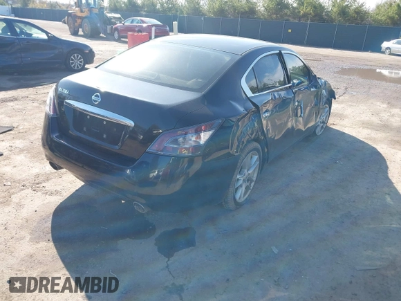 2014 Nissan Maxima S with VIN 1N4AA5AP2EC431588, listed as a IAAI auction lot 41959723 with 187,957 mi miles and . Bid and sale history available at DreamBid. Image 4.