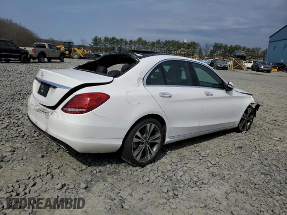 2018 Mercedes-Benz C 300 with VIN 55SWF4JB4JU264050, listed as a Copart auction lot 48200895 with Not provided miles and Salvage title. Bid and sale history available at DreamBid. Image 3.