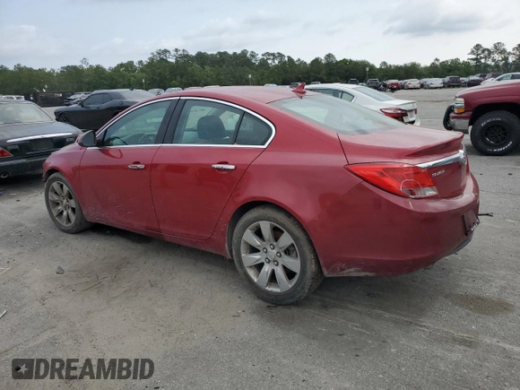 2013 Buick Regal Turbo Premium 1 с VIN 2G4GS5EV0D9232082, выставлен на аукционе Copart как лот 57785195 с пробегом Не указан миль и Списание • Salvage title. История ставок и продаж доступна на DreamBid. Изображение 2.