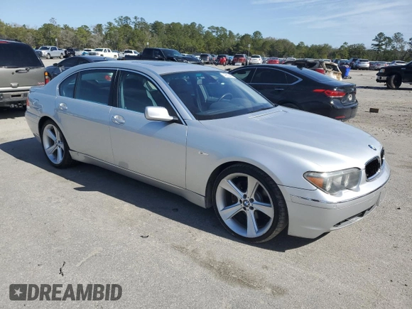 2005 BMW 7 Series 745Li z VIN WBAGN63535DS56141, wystawiony jako Copart lot #45632495 z przebiegiem 68 804 mil mil oraz Czysty tytuł • Clean title. Historia ofert i sprzedaży dostępna na DreamBid. Obrazek 4.