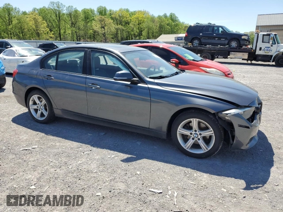 2015 BMW 3 Series 320i xDrive with VIN WBA3C3C56FK202834, listed as a Copart auction lot 53693455 with 105,022 mi miles and Salvage Title. Bid and sale history available at carsss.com. Image 4.