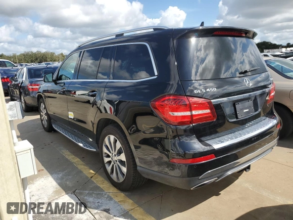 2017 Mercedes-Benz GLS 450 with VIN 4JGDF6EE0HA861283, listed as a Copart auction lot 74039414 with 83,230 mi miles and Non Repairable. Bid and sale history available at DreamBid. Image 2.