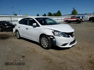 2017 Nissan Sentra SV with VIN 3N1AB7AP8HY409449, listed as a Copart auction lot 54801505 with 88,054 mi miles and Salvage title. Bid and sale history available at DreamBid. Image 13.