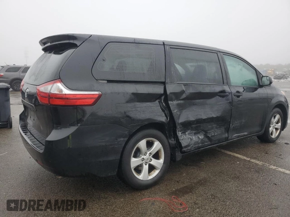 2017 Toyota Sienna L with VIN 5TDZZ3DC7HS900115, listed as a Copart auction lot 44694995 with 80,798 mi miles and Salvage Title. Bid and sale history available at DreamBid. Image 3.