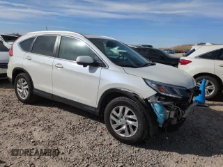 2015 Honda CR-V EX-L with VIN 5J6RM4H7XFL111385, listed as a Copart auction lot 48588225 with 129,162 mi miles and Salvage Title. Bid and sale history available at carsss.com. Image 4.