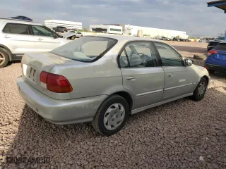 1997 Honda Civic EX with VIN 2HGEJ8647VH587457, listed as a Copart auction lot 75543774 with 199,690 mi miles and Clean Title. Bid and sale history available at carsss.com. Image 3.