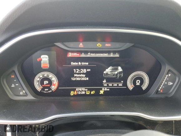 2019 Audi Q3 S line Premium Plus with VIN WA1EECF38K1079970, listed as a Copart auction lot 86531604 with 67,670 mi miles and Salvage Title. Bid and sale history available at carsss.com. Image 9.