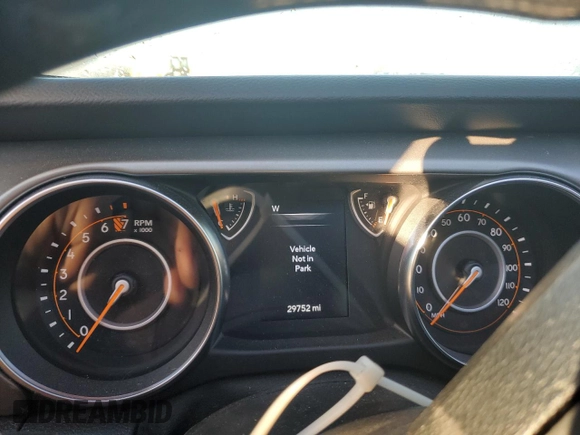2021 Jeep Wrangler Unlimited Sport Altitude with VIN 1C4HJXDG7MW636496, listed as a Copart auction lot 69682504 with 29,752 mi miles and Salvage Title. Bid and sale history available at carsss.com. Image 9.
