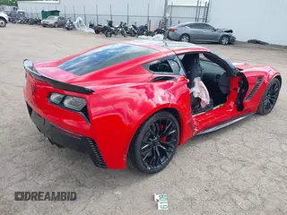 2018 Chevrolet Corvette Z06 2LZ with VIN 1G1YS2D60J5600795, listed as a IAAI auction lot 42217399 with 17,427 mi miles and . Bid and sale history available at DreamBid. Image 4.