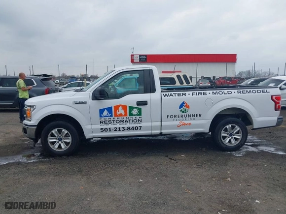 2019 Ford F-150 XL with VIN 1FTMF1C53KKD08509, listed as a IAAI auction lot 41742988 with 98,470 mi miles. Bid and sale history available at carsss.com. Image 14.