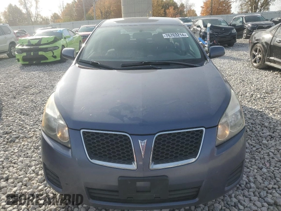 2009 Pontiac Vibe w/1SA with VIN 5Y2SP67809Z431496, listed as a Copart auction lot 76763214 with 146,076 mi miles and Clean Title. Bid and sale history available at carsss.com. Image 5.