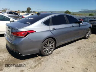 2015 Hyundai Genesis 5.0L with VIN KMHGN4JF3FU029533, listed as a Copart auction lot 49441804 with 125,984 mi miles. Bid and sale history available at carsss.com. Image 3.
