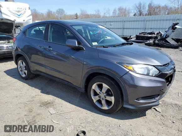 2017 Honda HR-V LX with VIN 3CZRU6H38HM726799, listed as a Copart auction lot 51990795 with 81,264 mi miles and Salvage Title. Bid and sale history available at carsss.com. Image 4.