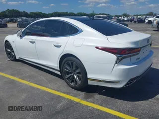 2018 Lexus LS with VIN JTHC51FF5J5001048, listed as a IAAI auction lot 41845274 with 59,835 mi miles. Bid and sale history available at carsss.com. Image 3.
