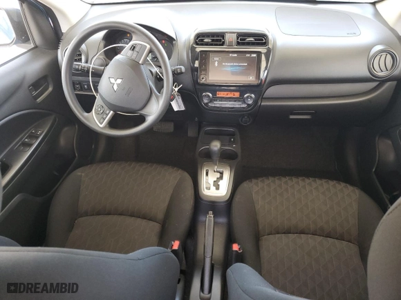 2024 Mitsubishi Mirage ES with VIN ML32AUHJ9RH019464, listed as a Copart auction lot 52138365 with 11,666 mi miles and Salvage Title. Bid and sale history available at carsss.com. Image 8.