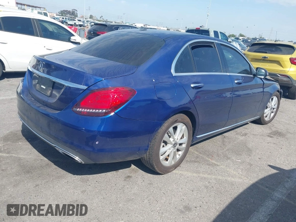 2019 Mercedes-Benz C 300 with VIN 55SWF8DB1KU317498, listed as a IAAI auction lot 41681264 with Not provided miles and . Bid and sale history available at DreamBid. Image 4.