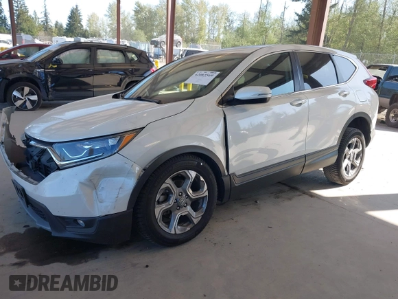 2018 Honda CR-V EX-L with VIN 2HKRW2H8XJH694194, listed as a IAAI auction lot 42083569 with 92,781 mi miles. Bid and sale history available at carsss.com. Image 17.