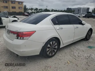 2011 Honda Accord EX-L z VIN 1HGCP3F86BA027595, wystawiony jako Copart lot #56457015 z przebiegiem 167 410 mil mil oraz Szkoda całkowita • Salvage title. Historia ofert i sprzedaży dostępna na DreamBid. Obrazek 3.