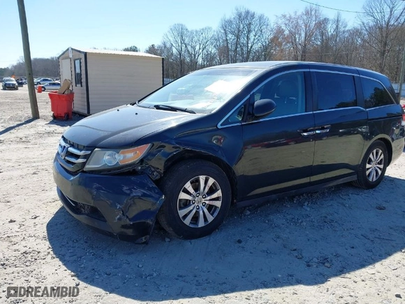 2015 Honda Odyssey EX with VIN 5FNRL5H49FB051333, listed as a IAAI auction lot 41633089 with 271,557 mi miles. Bid and sale history available at carsss.com. Image 6.