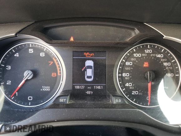 2010 Audi A4 2.0T Premium Plus with VIN WAUHFAFL8AN032298, listed as a Copart auction lot 78227854 with 106,127 mi miles and Salvage Title. Bid and sale history available at carsss.com. Image 9.