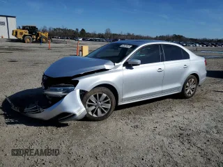 2015 Volkswagen Jetta Sedan 1.8T SE with VIN 3VWD07AJ7FM301515, listed as a Copart auction lot 42829825 with 91,342 mi miles and Salvage Title. Bid and sale history available at carsss.com. Image 1.