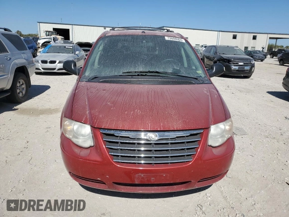 2007 Chrysler Town & Country LWB Touring with VIN 2A4GP54L27R314870, listed as a Copart auction lot 73608664 with 179,242 mi miles and Salvage Title. Bid and sale history available at carsss.com. Image 5.