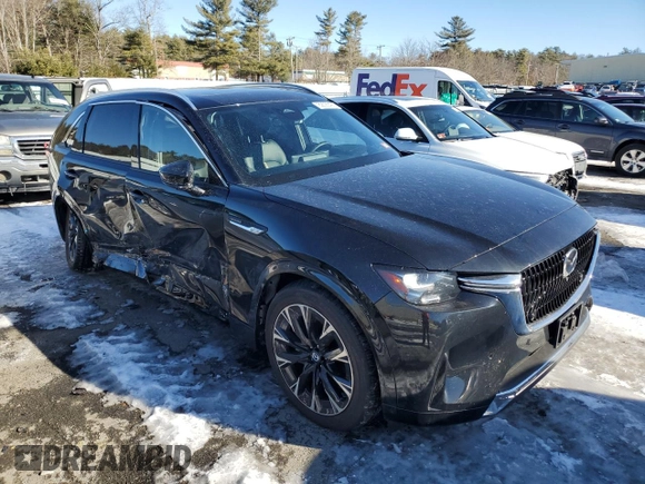2024 Mazda CX-90 S Premium z VIN JM3KKDHC7R1176342, wystawiony jako Copart lot #89099425 z przebiegiem 7 778 mil mil oraz Szkoda całkowita • Salvage title. Historia ofert i sprzedaży dostępna na DreamBid. Obrazek 4.