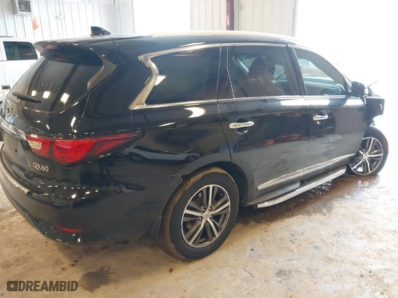 2017 Infiniti QX60 with VIN 5N1DL0MM2HC551574, listed as a IAAI auction lot 41718591 with 69,506 mi miles. Bid and sale history available at carsss.com. Image 4.