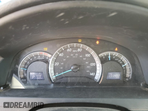 2012 Toyota Camry L with VIN 4T1BF1FK2CU625935, listed as a Copart auction lot 51079725 with 171,492 mi miles and Salvage Title. Bid and sale history available at DreamBid. Image 9.