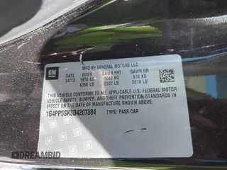 2013 Buick Verano z VIN 1G4PP5SK3D4207384, wystawiony jako IAAI lot #41998231 z przebiegiem 101 516 mil mil oraz . Historia ofert i sprzedaży dostępna na DreamBid. Obrazek 9.
